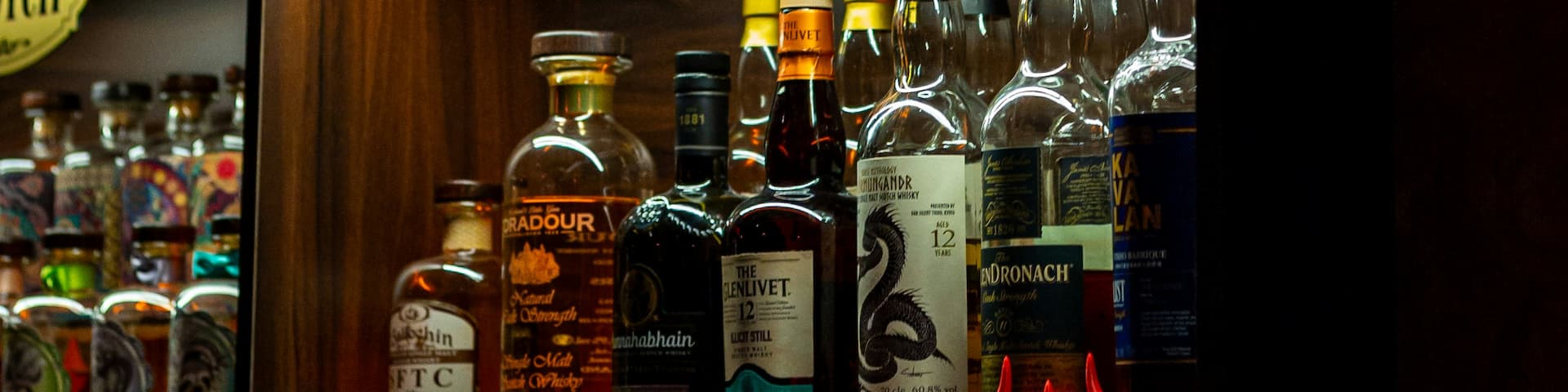 Spirit bottles